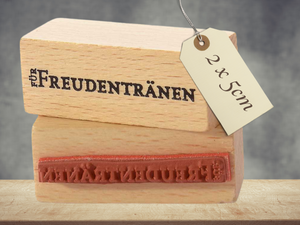 Stempel Für die Freudentränen