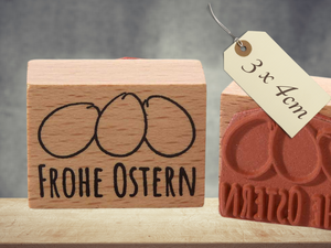 Stempel Frohe Ostern Osterei