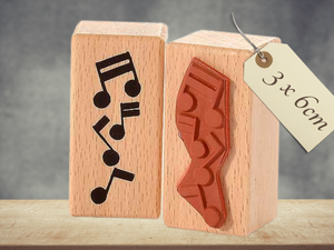 Stempel Musik Noten Notenschlüssel Orchester