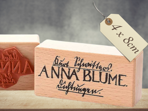 Stempel Kurt Schwitters - Anna Blume - Dichtungen