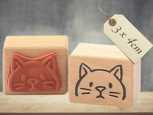 Motivstempel Katze Kater Stempel mit Tiermotiv , Tierstempel