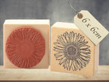 Motivstempel Sonnenblume Blumen , Stempel