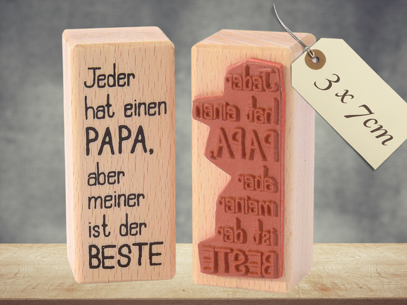 Stempel Jeder hat einen Papa, aber meiner ist der Beste