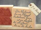 Stempel Das Schönste das ein Mensch hinterlassen kann