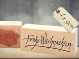 Stempel Frohe Weihnachten Schriftzug