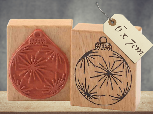 Stempel Christbaumkugel Weihnachtskugel Baumschmuck Weihnachten